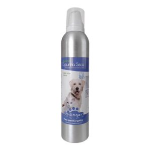 Botella de Espuma Seca Baño Fácil de Ehlinger, shampoo sin agua para la limpieza de perros y gatos.