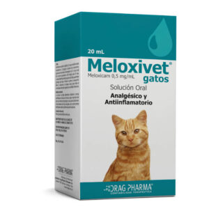 Meloxivet Gatos (Meloxicam 0.5 mg/mL) Solución Oral 20 mL – Drag Pharma