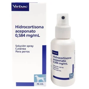 Hidrocortisona Aceponato Virbac – Spray para Perros (76 mL)