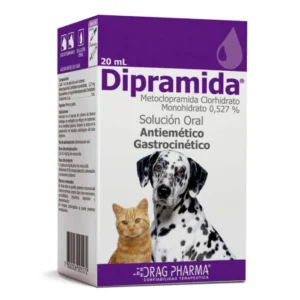 Dipramida – Solución Oral para Perros y Gatos (20 mL)