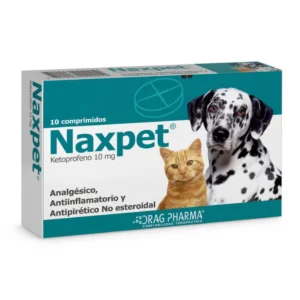Naxpet 10 mg – Antiinflamatorio para Perros y Gatos (10 comprimidos)