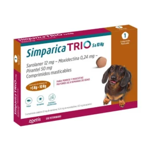 Simparica Trio – Antiparasitario Interno y Externo para Perros