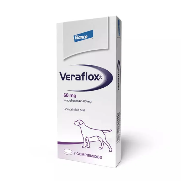 Veraflox 60mg comprimidos perros antibiotico elanco