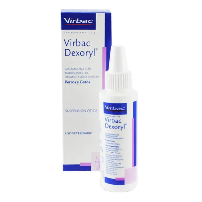 Virbac dexoryl otico tratamiento otitis perros gatos